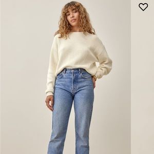 Reformation | Winnie Sweater | Cream | Size S